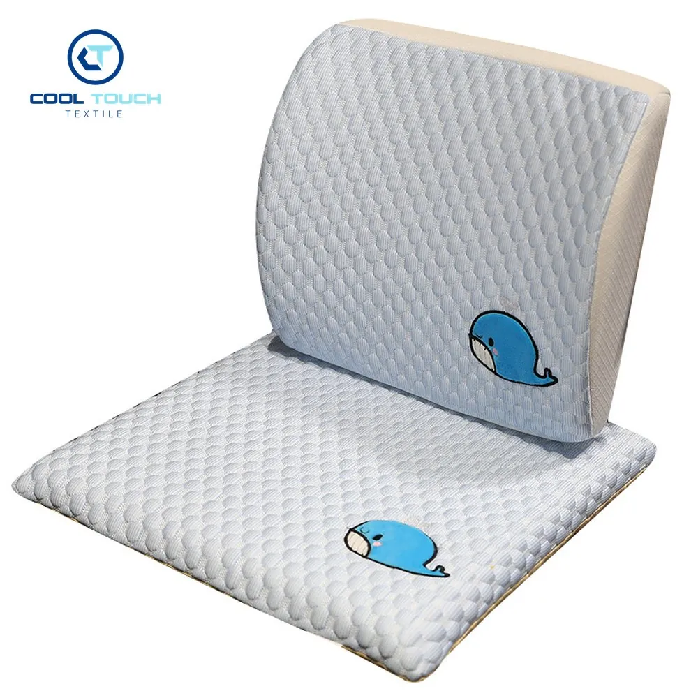 Ice-Bean Office Lumbar & Seat Cushion Set 1
