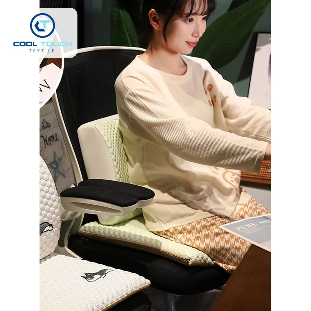 Ice-Bean Office Lumbar & Seat Cushion Set 4