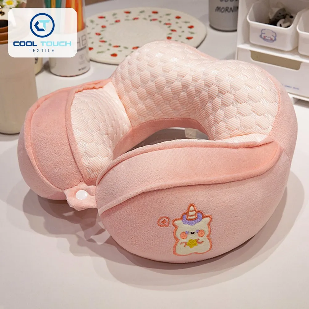 Double-Hump Ice-Bean U-Pillow 30×26 cm 3