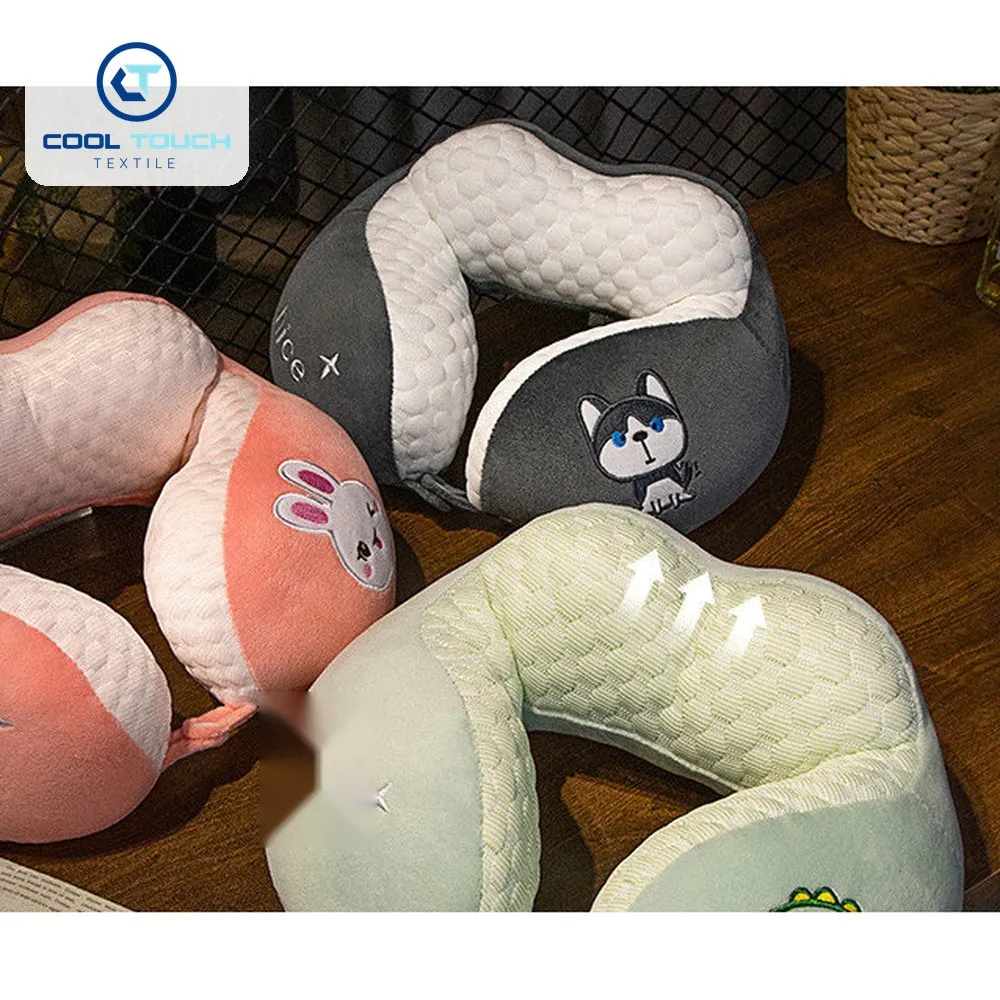Double-Hump Ice-Bean U-Pillow 30×26 cm 5