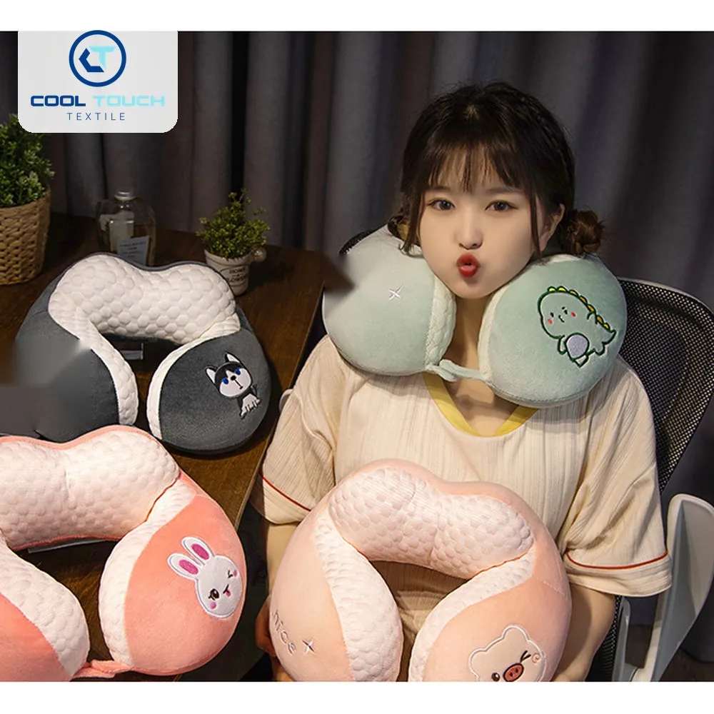 Double-Hump Ice-Bean U-Pillow 30×26 cm 6