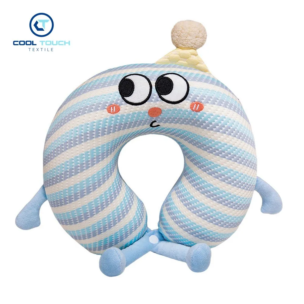 Dopamine Striped Ice-Silk U-Pillow 1