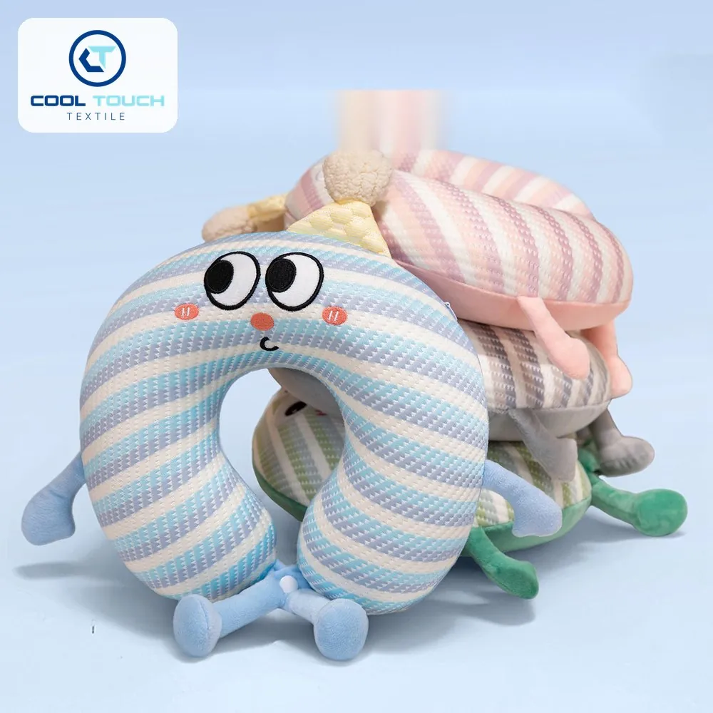 Dopamine Striped Ice-Silk U-Pillow 2