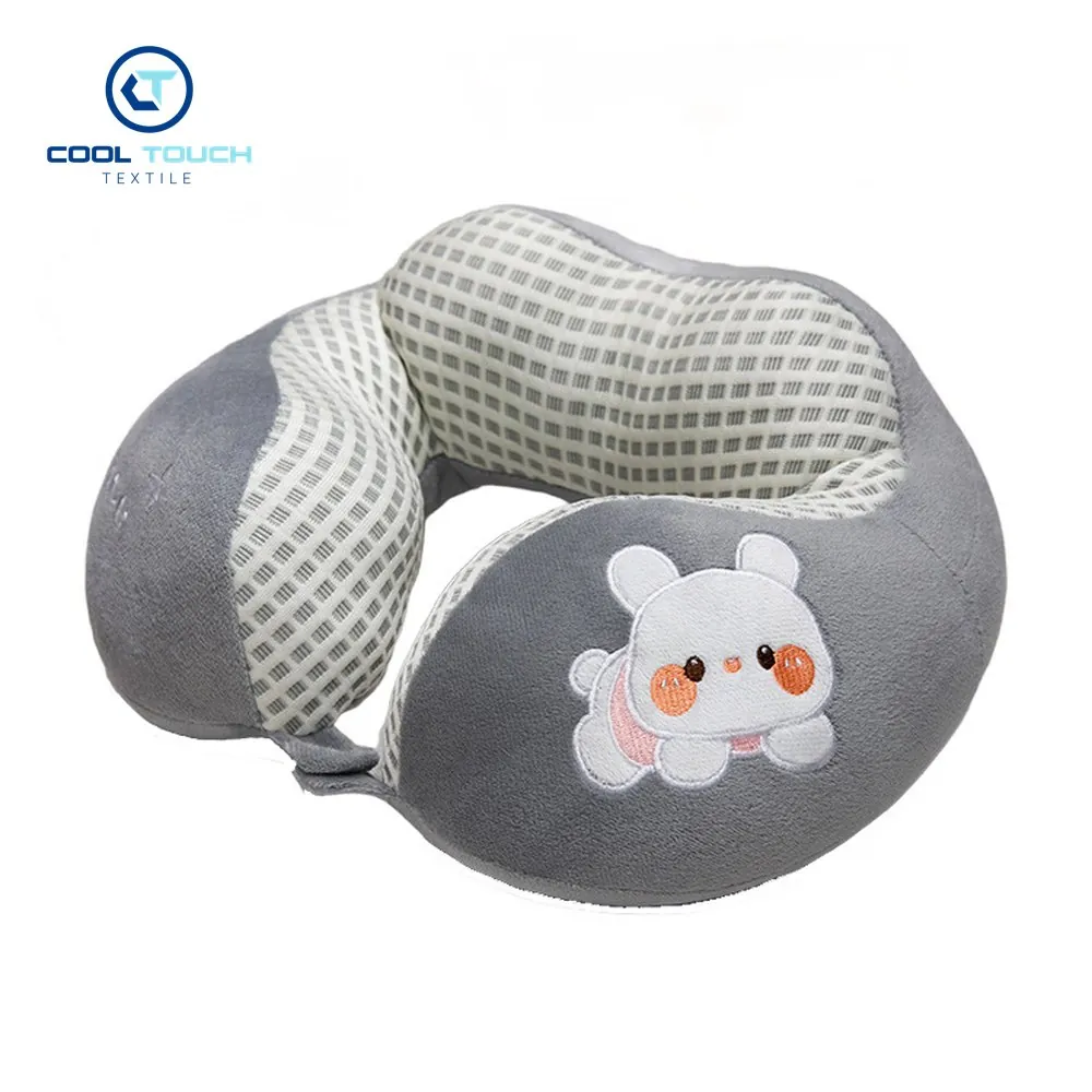 Waffle Ice-Silk Double-Hump U Pillow 1