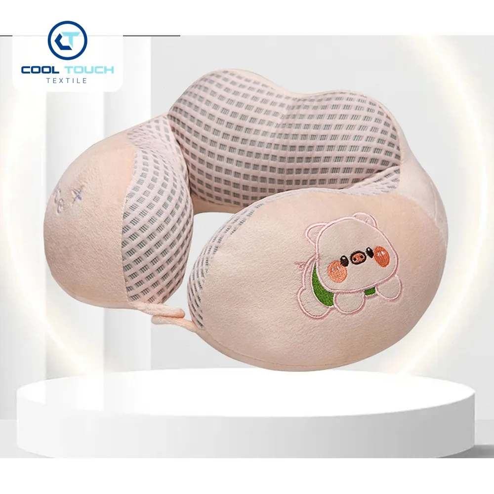 Waffle Ice-Silk Double-Hump U Pillow 4