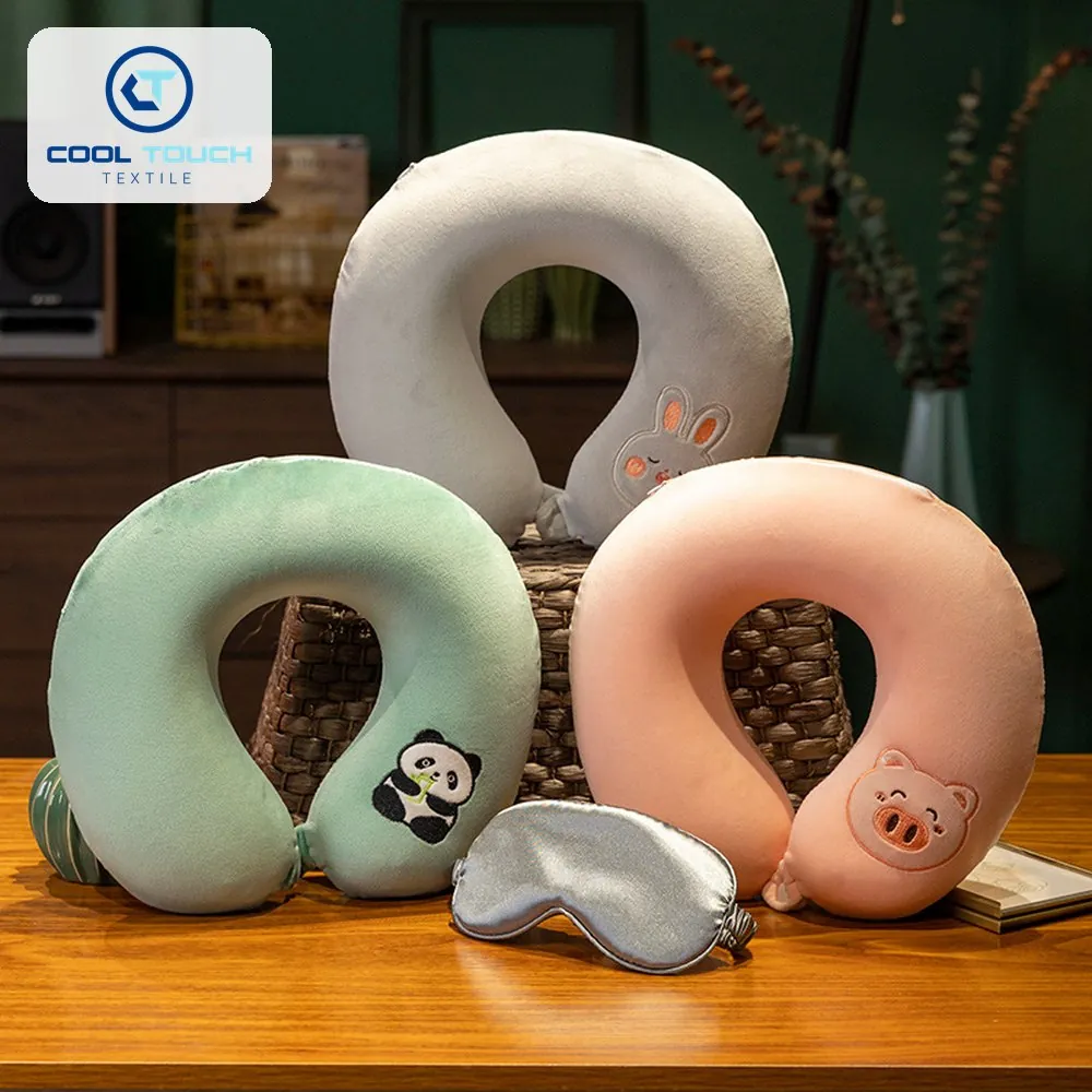 Memory-Foam U Pillow & Eye-Mask Travel Set 2