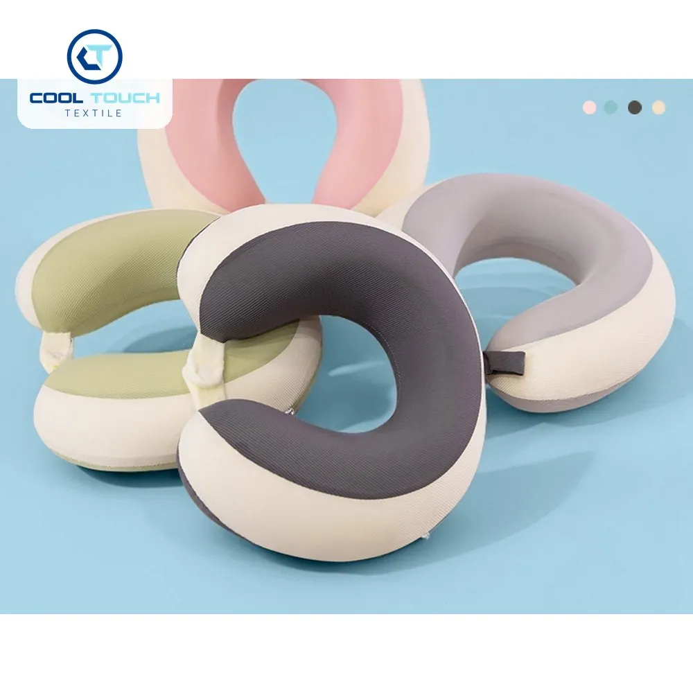Memory-Foam Double-Hump Travel Neck Pillow 2